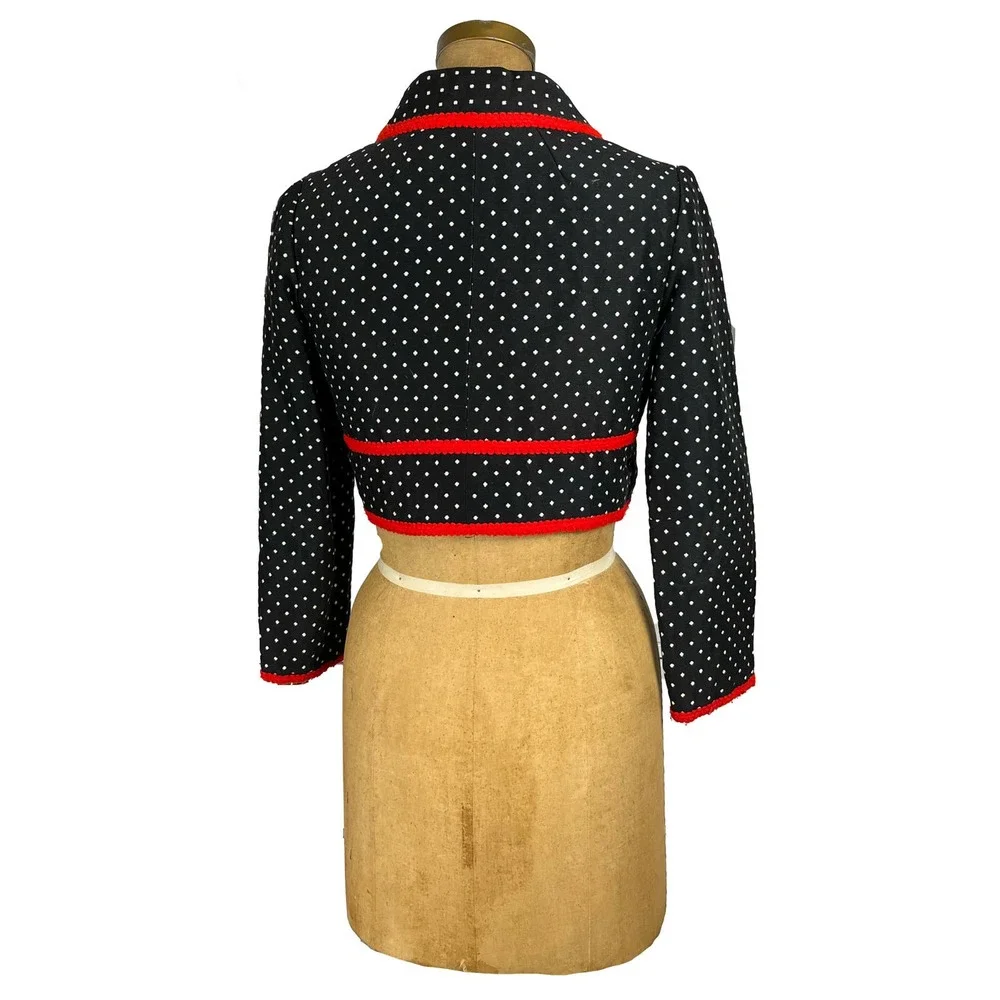 Vintage Designer Polka Dot Jacket - Picture 2 of 8